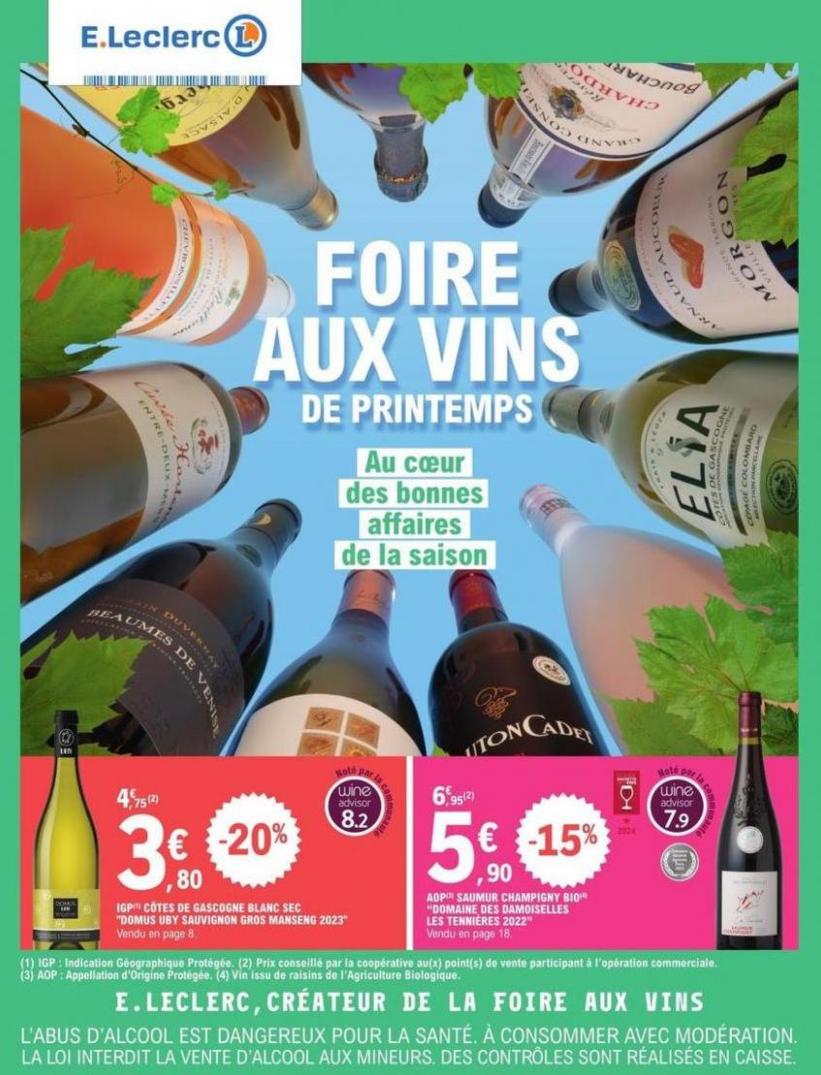 Foire Aux Vins De Printemps E. Leclerc. E.Leclerc (2024-03-23-2024-03-23)