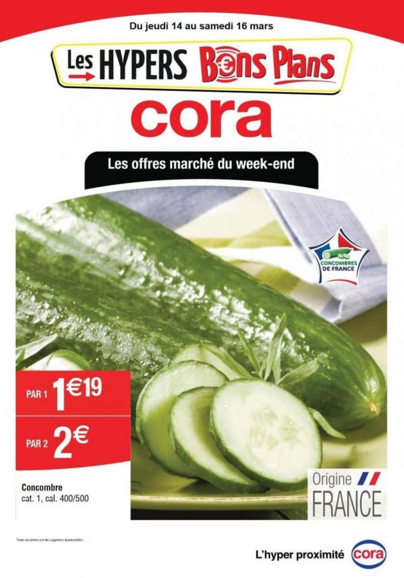 Les Offres Marché Du Week-End. Cora (2024-03-16-2024-03-16)