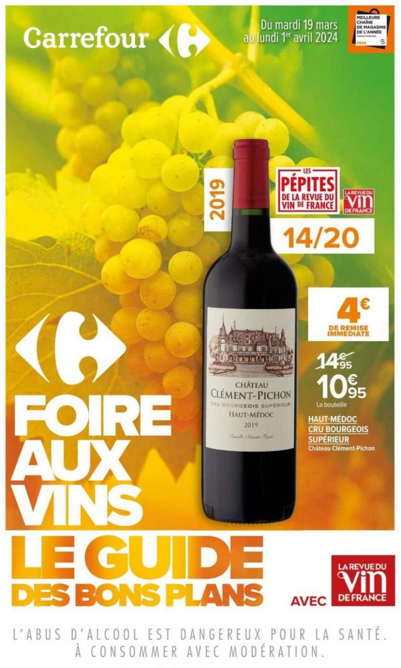 Foire Aux Vins De Printemps. Carrefour (2024-04-01-2024-04-01)