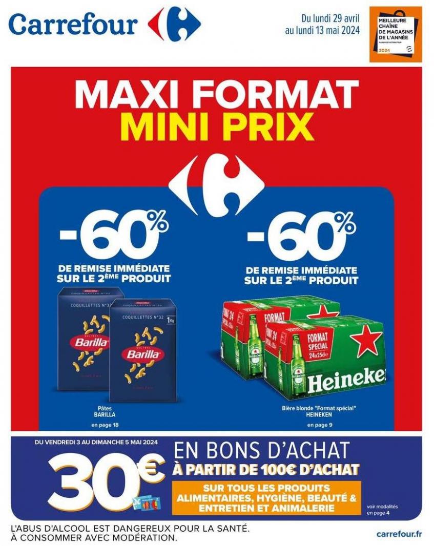 Maxi Format, Mini Prix. Carrefour (2024-05-13-2024-05-13)