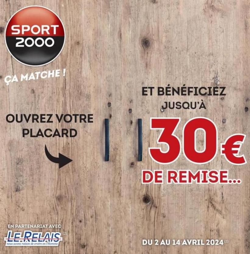Ouvrez Votre Placard. Sport 2000 (2024-04-14-2024-04-14)