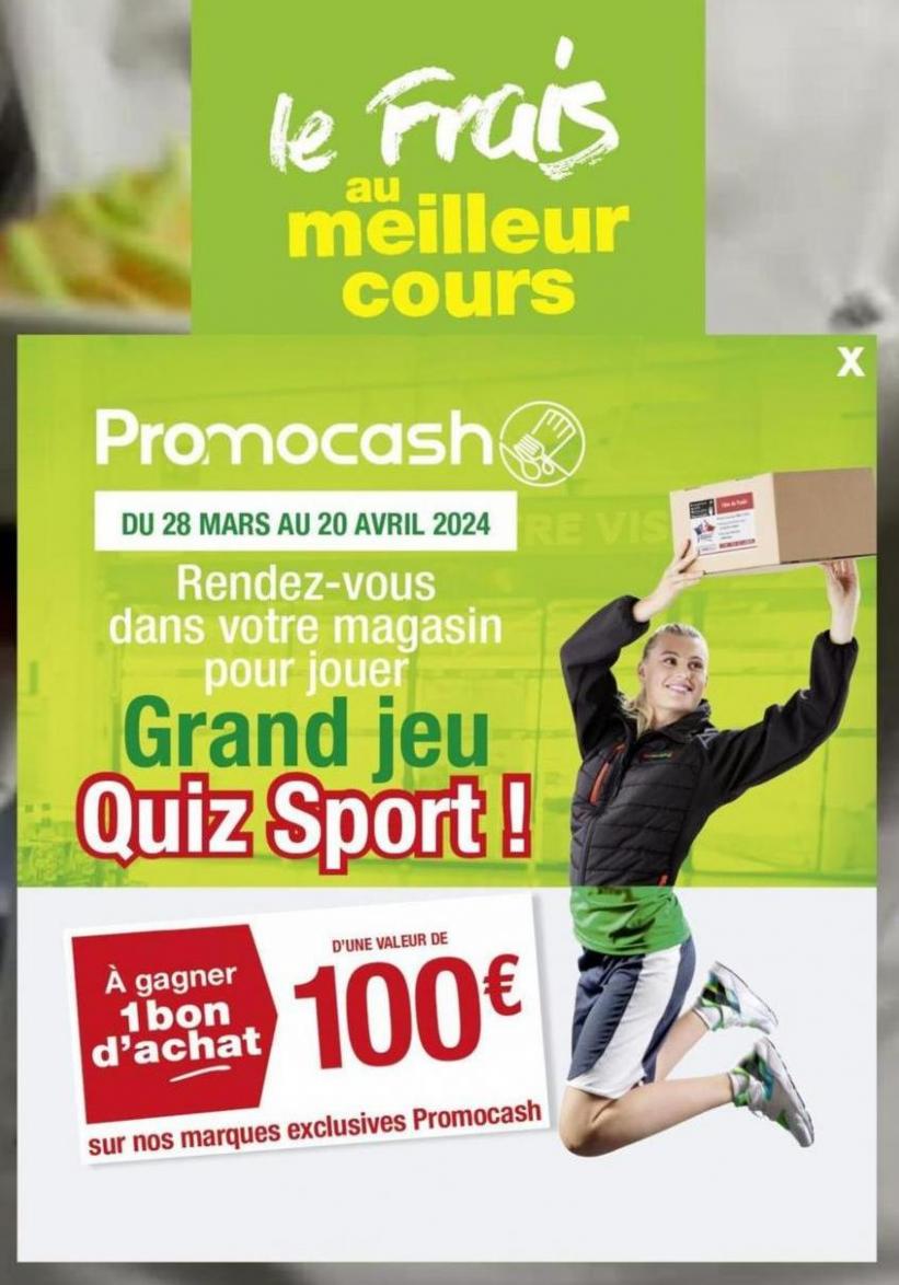 Grand Jeu Quiz Sport !. Promocash (2024-04-22-2024-04-22)
