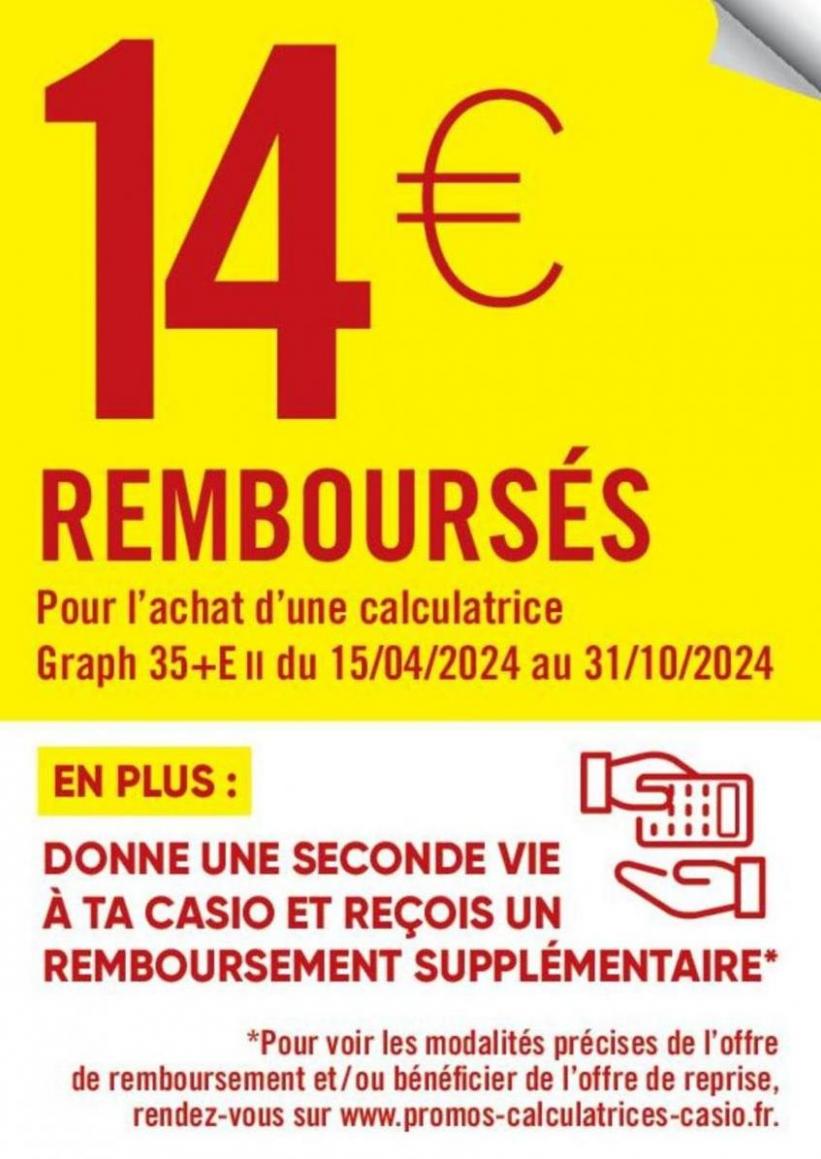 14€ Remboursés Avec Casio. LDLC (2024-10-31-2024-10-31)