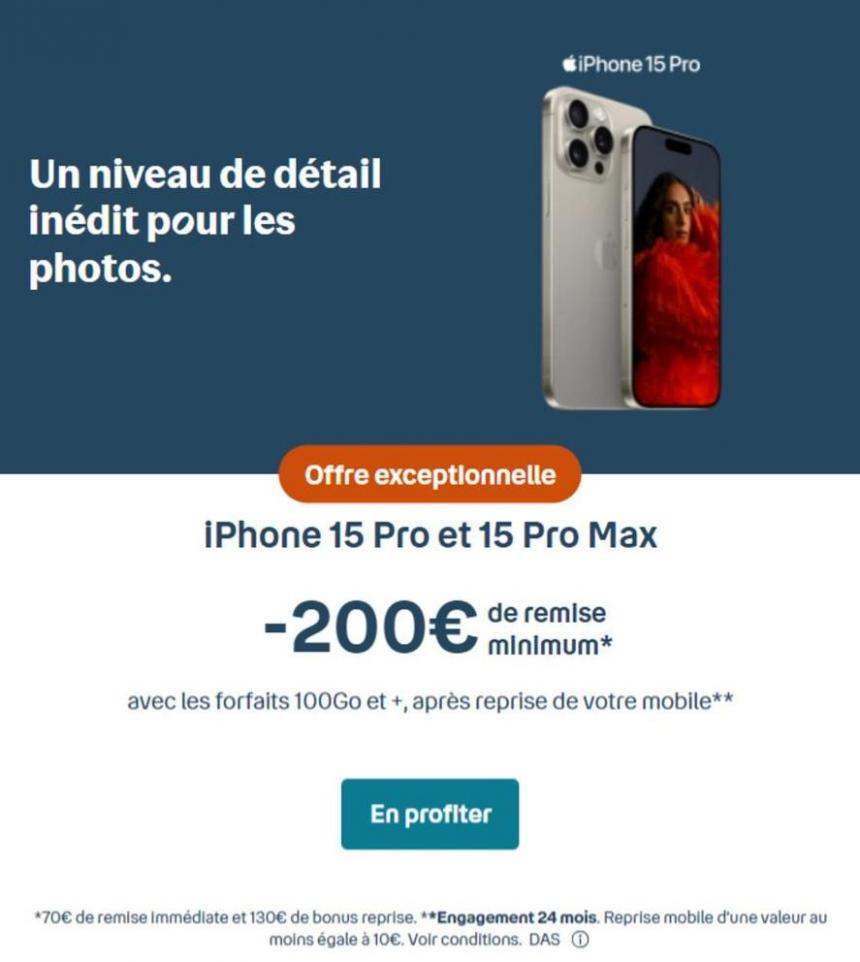 Offre Exceptionnelle. Bouygues Telecom (2024-04-30-2024-04-30)