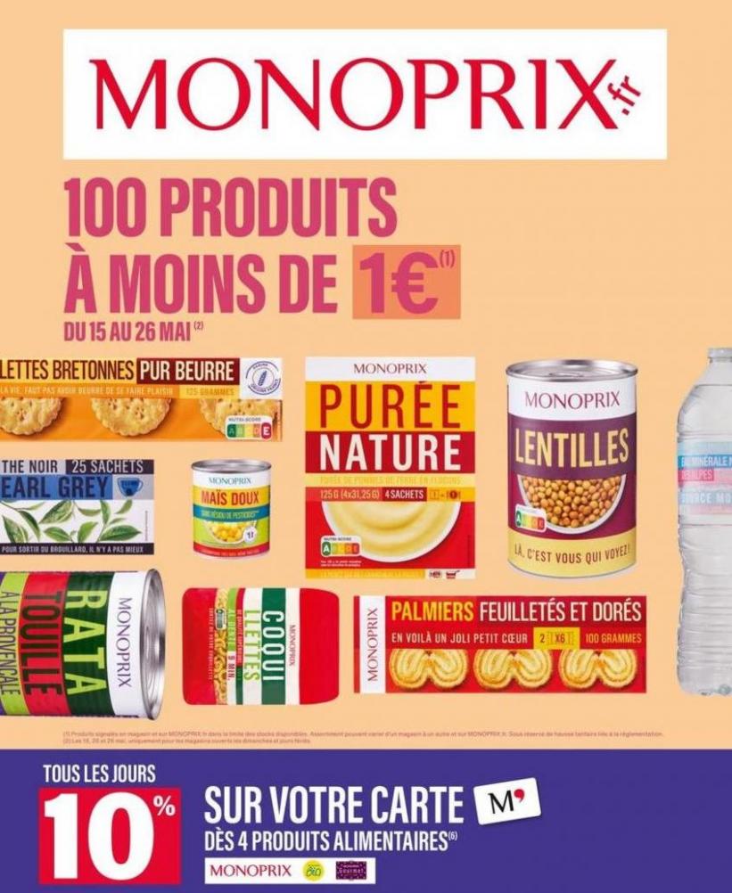100 Produits À Moins De 1€. Monop' (2024-05-26-2024-05-26)
