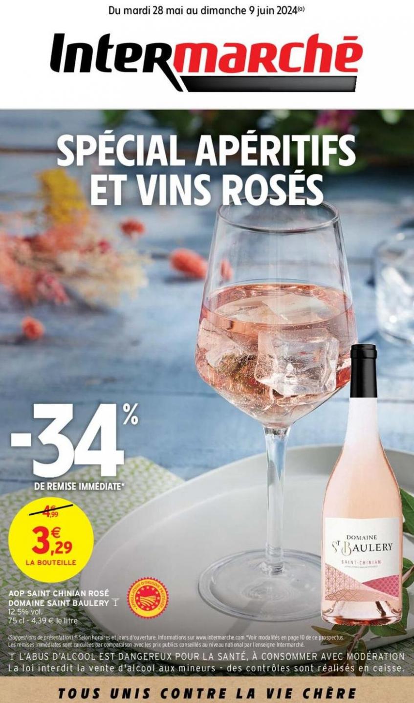 Spécial Apéritifs Et Vins Roses. Intermarché (2024-06-09-2024-06-09)