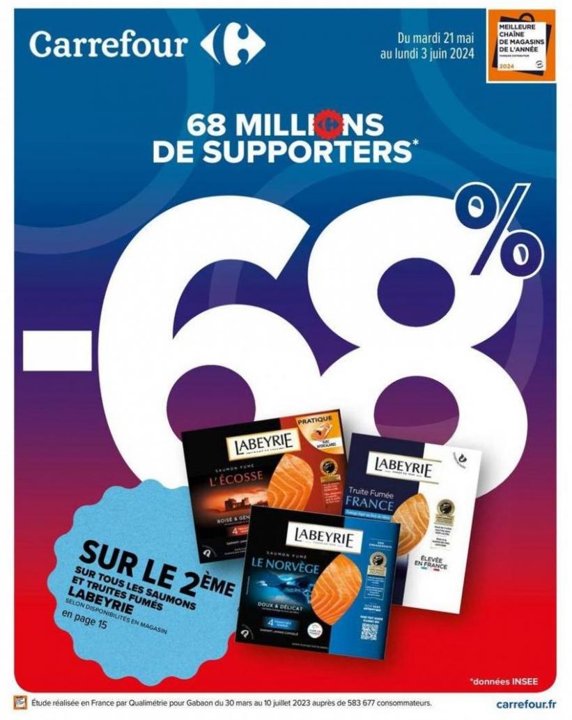 68 Millions De Supporters. Carrefour (2024-06-03-2024-06-03)