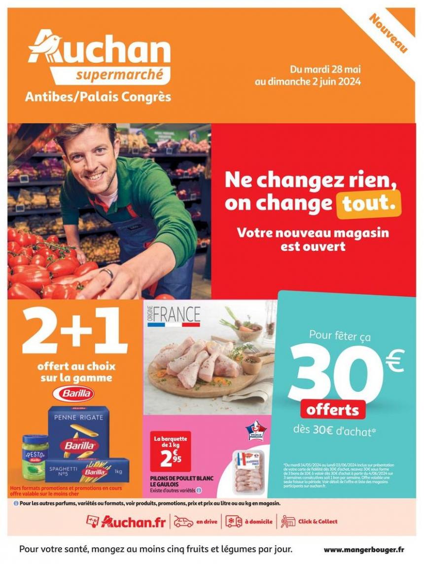 Nouveau Magasin Antibes/Palais Congrès. Auchan Supermarché (2024-06-02-2024-06-02)