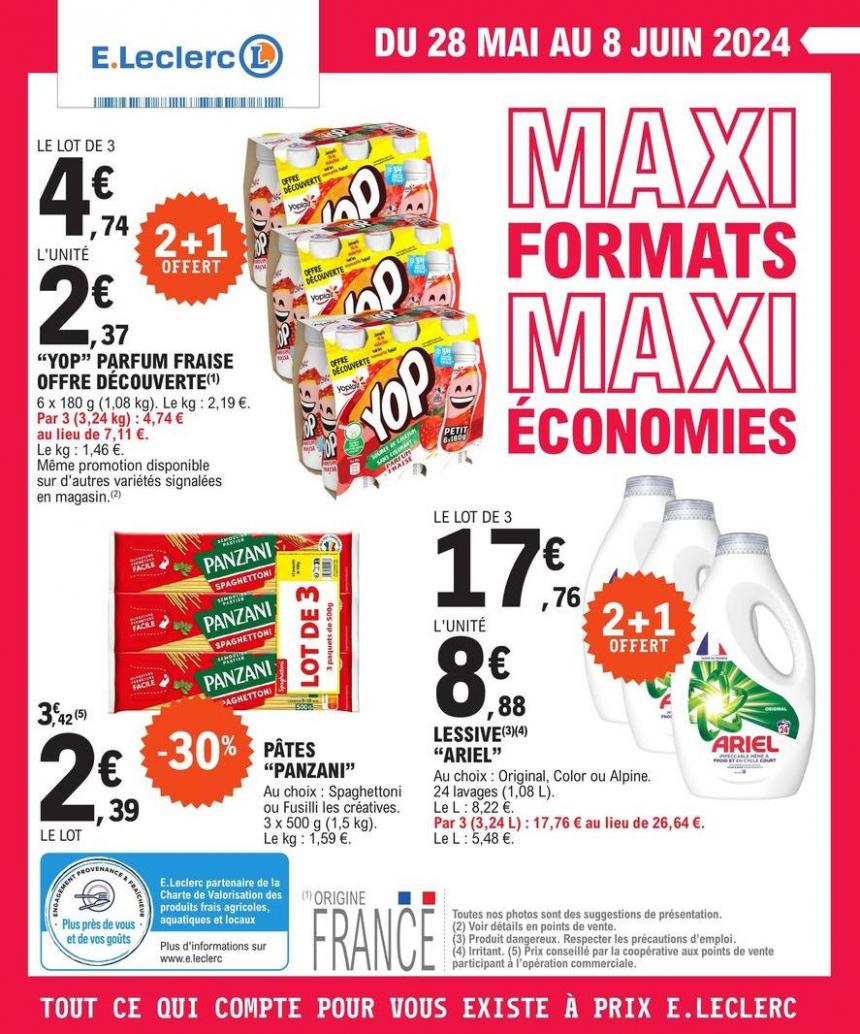 Maxi Formats Maxi Économies.. E.Leclerc (2024-06-08-2024-06-08)