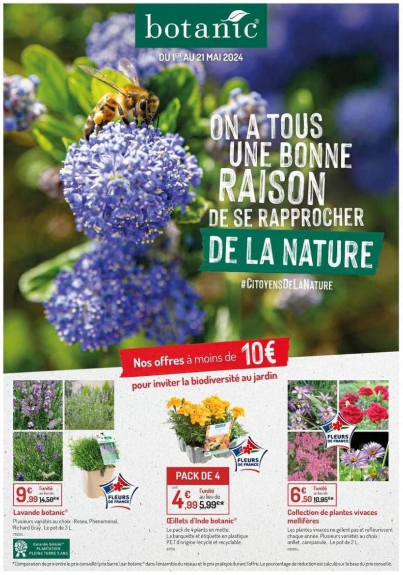 Nos Offres À Moins De 10€ Pour Inviter La Biodiversité Au Jardin. Botanic (2024-05-21-2024-05-21)