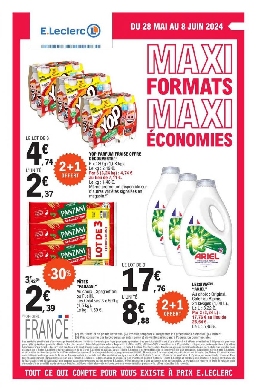 Maxi Formats Maxi Économies.. E.Leclerc (2024-06-08-2024-06-08)