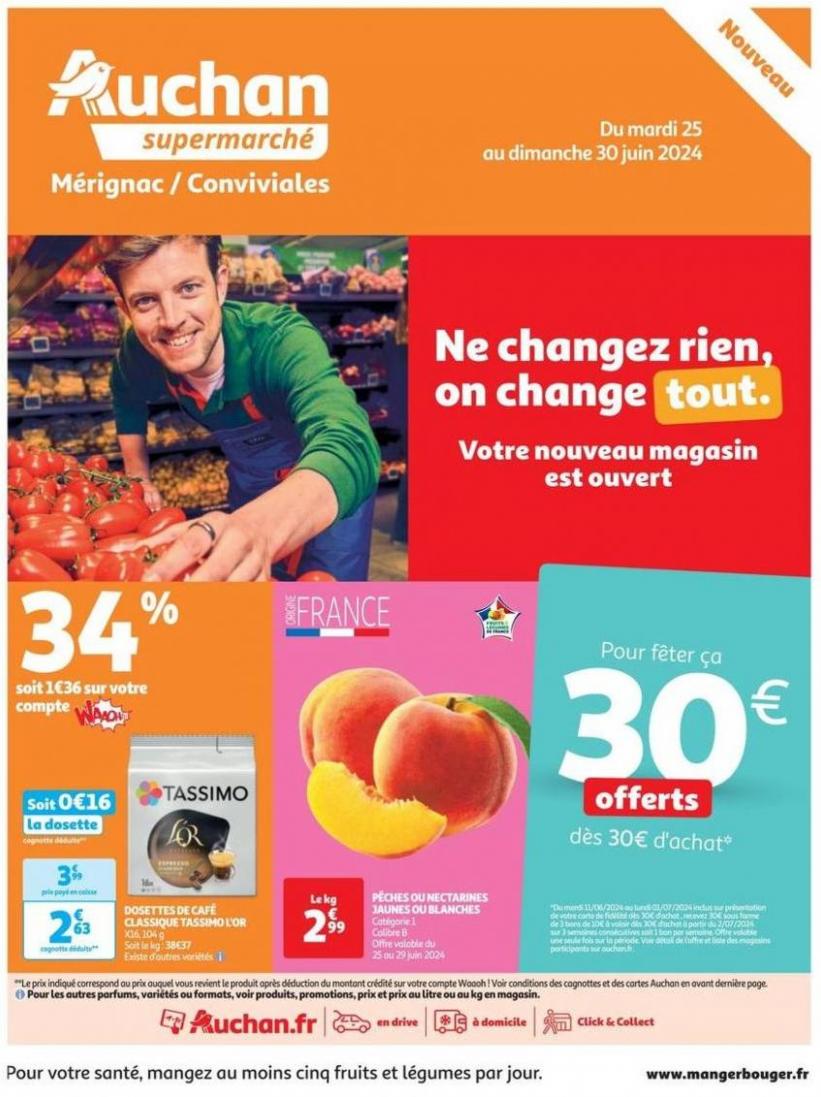 Nouveau Magasin Mérignac/Conviviales. Auchan Supermarché (2024-06-30-2024-06-30)