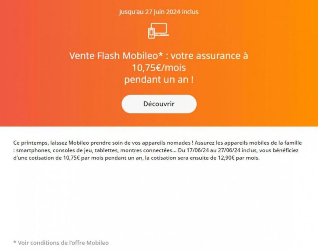 Vente Flash Mobileo. BNP Paribas (2024-06-27-2024-06-27)