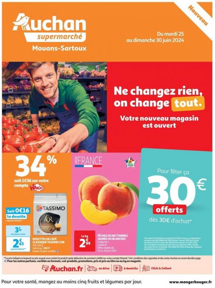 Nouveau Magasin Mouans-Sartoux. Auchan Supermarché (2024-06-30-2024-06-30)