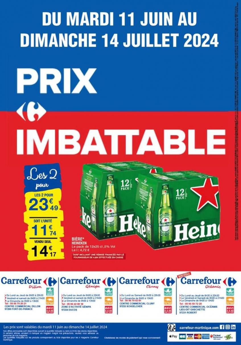 Prix Imbattable. Carrefour (2024-07-14-2024-07-14)