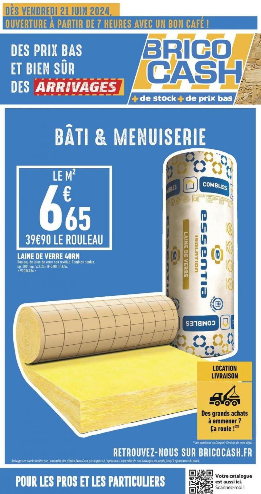 Catalogue Bâti & Menuiserie. Brico Cash (2024-07-04-2024-07-04)