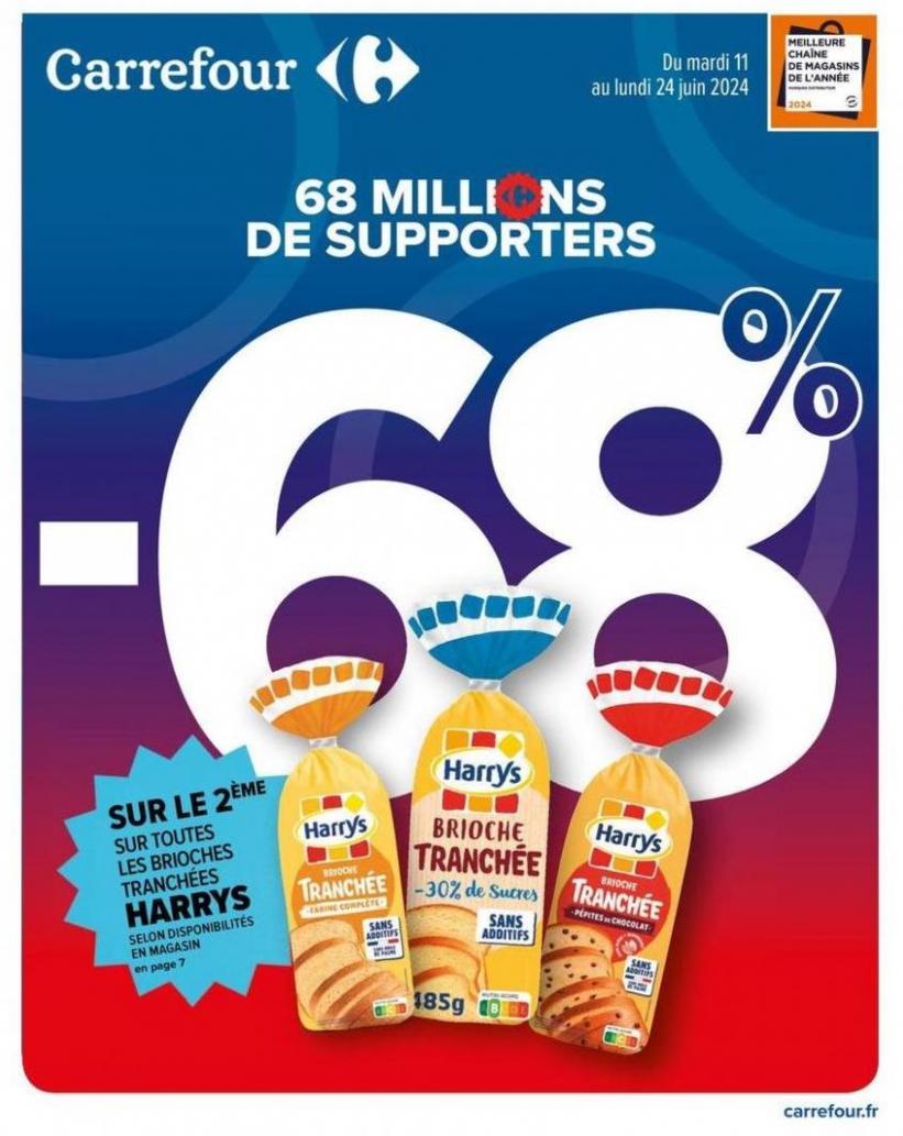 68 Millions De Supporters. Carrefour (2024-06-24-2024-06-24)