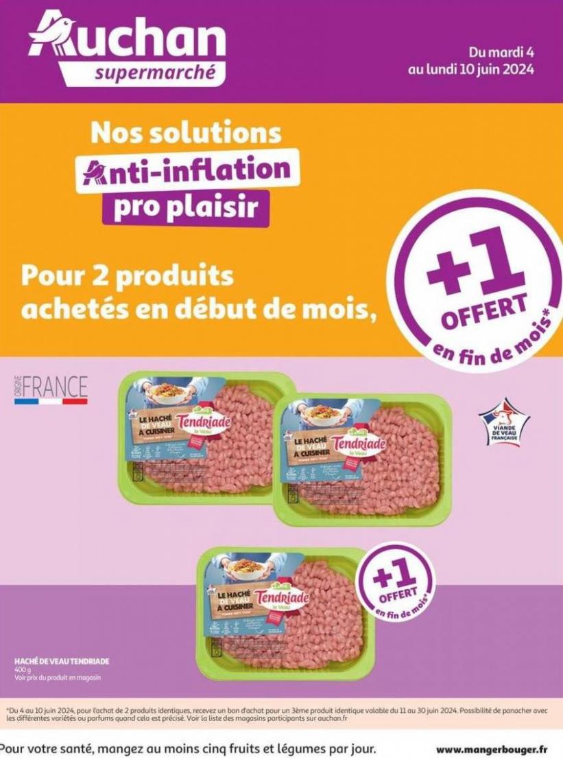 Un Produit Offert En Fin De Mois !. Auchan Supermarché (2024-06-10-2024-06-10)