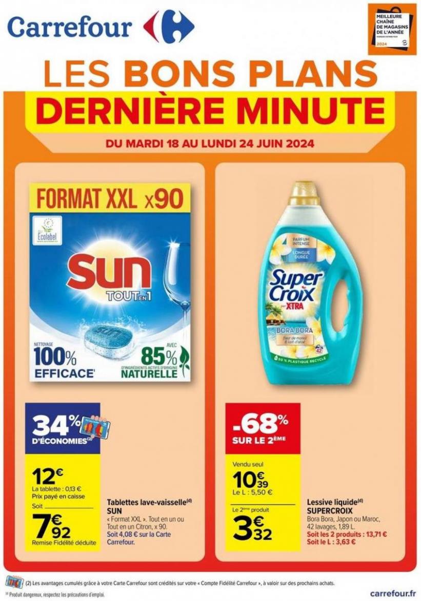 Bons Plans Derniere Minute. Carrefour (2024-06-24-2024-06-24)