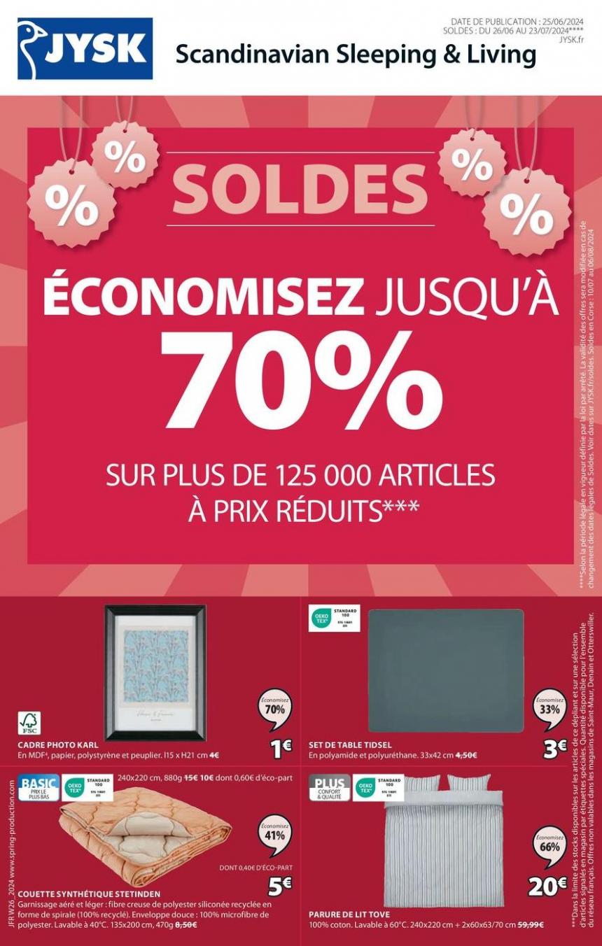 Économisez Jusqu’à 70%. JYSK (2024-07-23-2024-07-23)