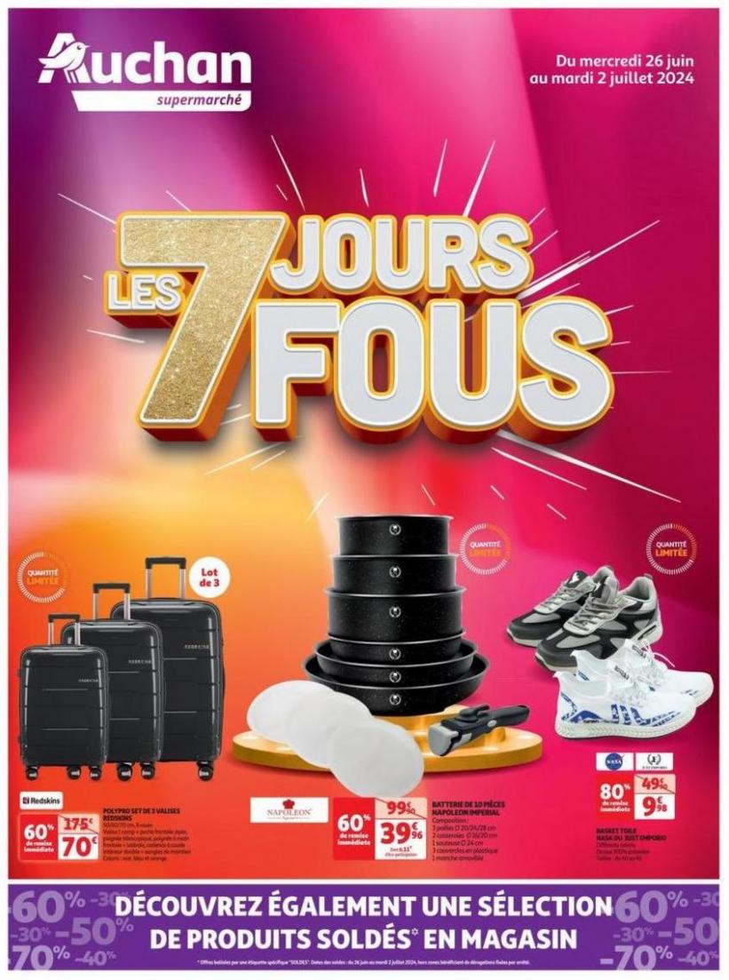 Les 7 Jours Fous. Auchan Supermarché (2024-07-02-2024-07-02)