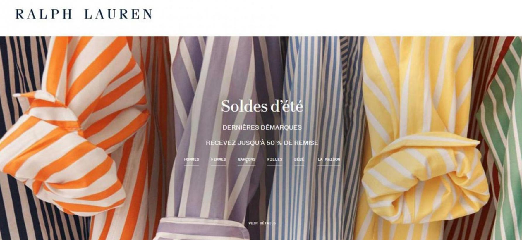 Recevez Jusqu’à 50 % De Remise. Ralph Lauren (2024-07-31-2024-07-31)