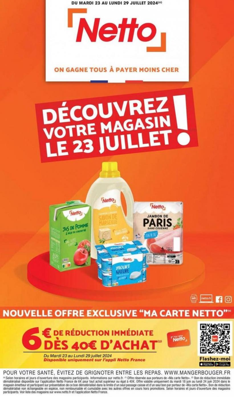 Découvrez Votre Magasin Le 23 Juillet !. Netto (2024-07-29-2024-07-29)