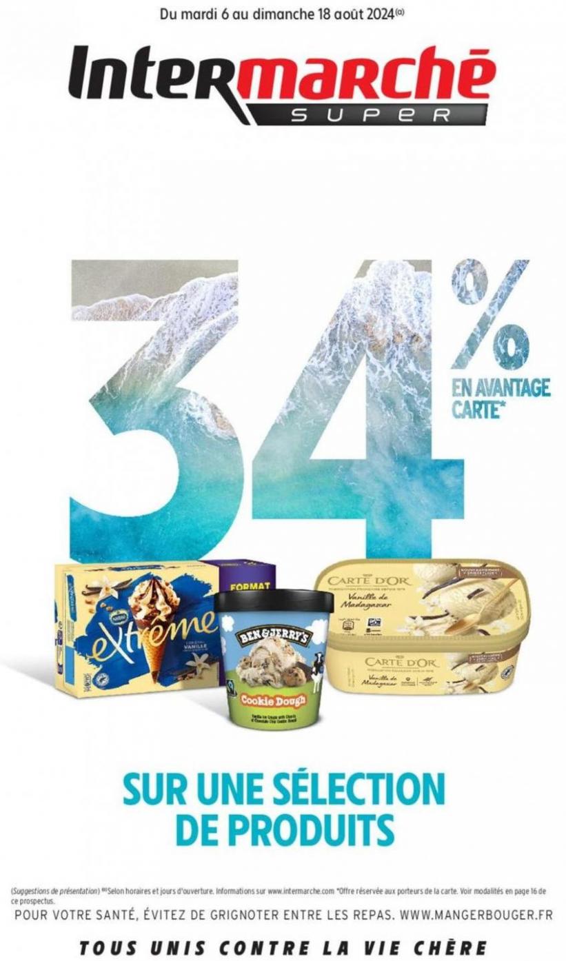 34% Sur Une Sélection De Produits. Intermarché (2024-08-18-2024-08-18)