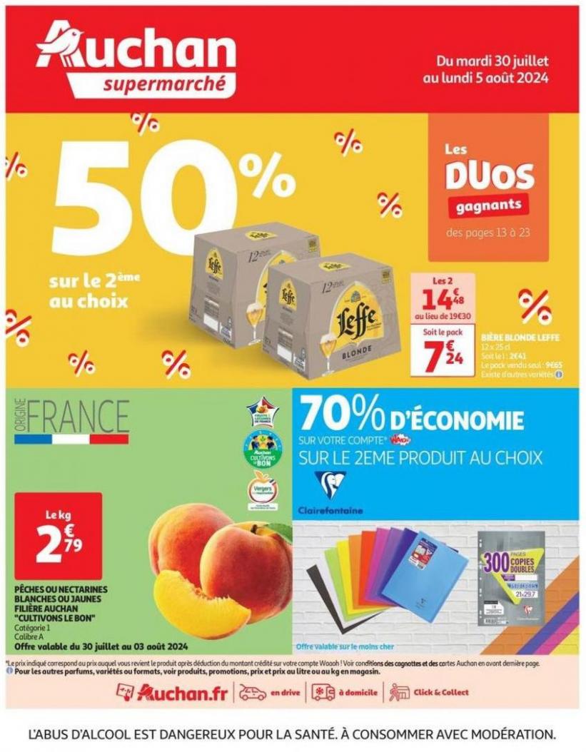 Les Duos Gagnants !. Auchan Supermarché (2024-08-05-2024-08-05)