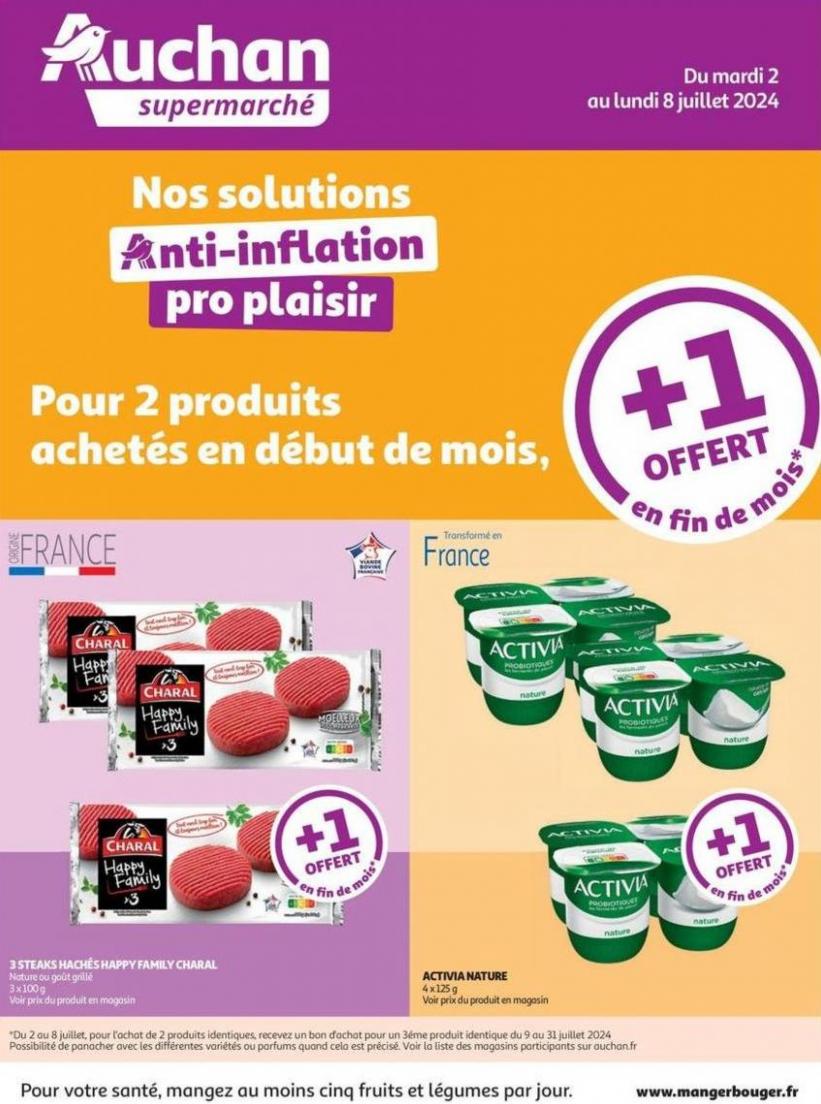 Un Produit Offert En Fin De Mois !. Auchan Supermarché (2024-07-08-2024-07-08)