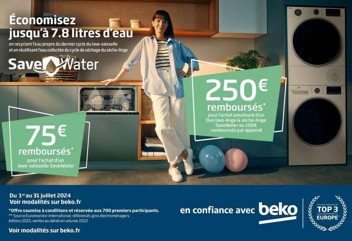 Offre Beko : 75€ Remboursés !. Boulanger (2024-07-31-2024-07-31)