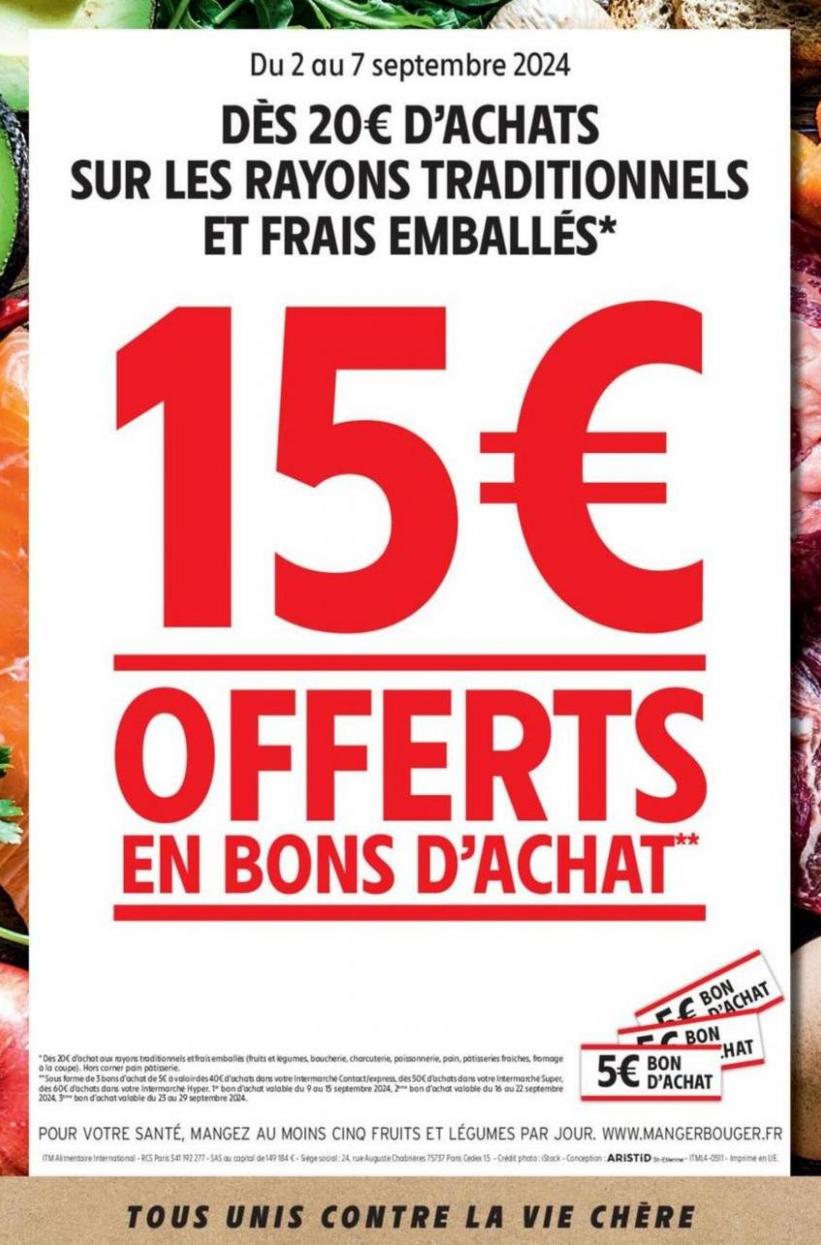 Pros Local - Multipdv - 15€ Offerts En Bons D’achat. Intermarché (2024-09-07-2024-09-07)