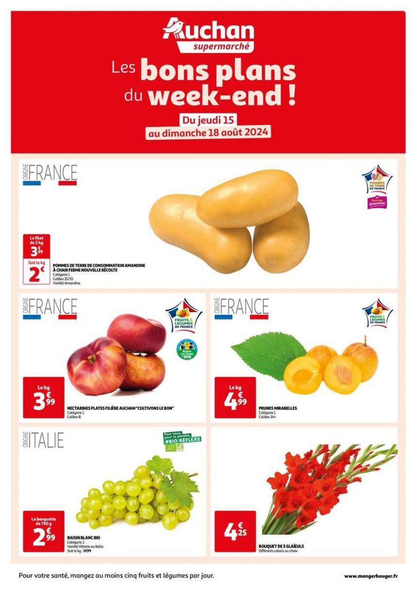 Les Bons Plans Du Week-End Dans Votre Super !. Auchan Supermarché (2024-08-18-2024-08-18)