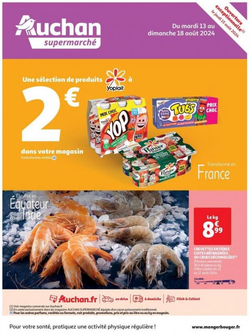 Faites Le Plein De Bonnes Affaires Dans Votre Super. Auchan Supermarché (2024-08-18-2024-08-18)