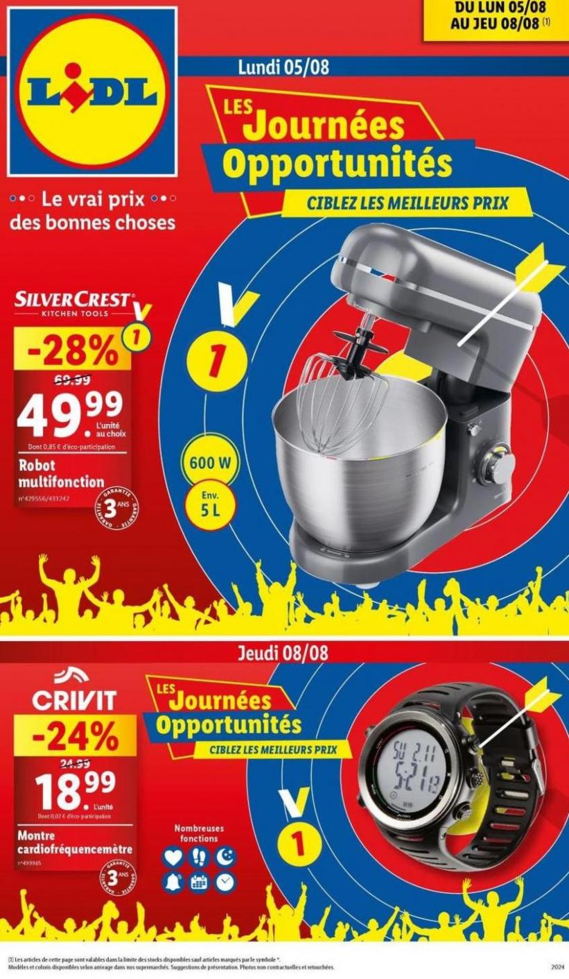 Profitez Des Journées Opportunités Afin De Dénicher La Bonne Affaire Parmi Nos Produits !. Lidl (2024-08-08-2024-08-08)