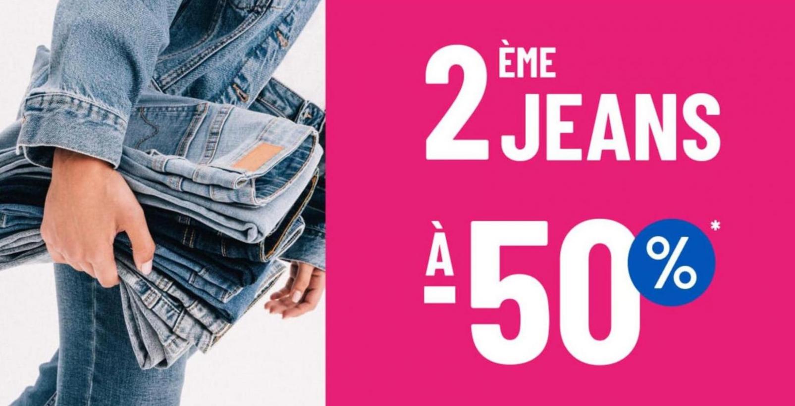 2Ème Jeans À -50%. La Halle (2024-08-31-2024-08-31)