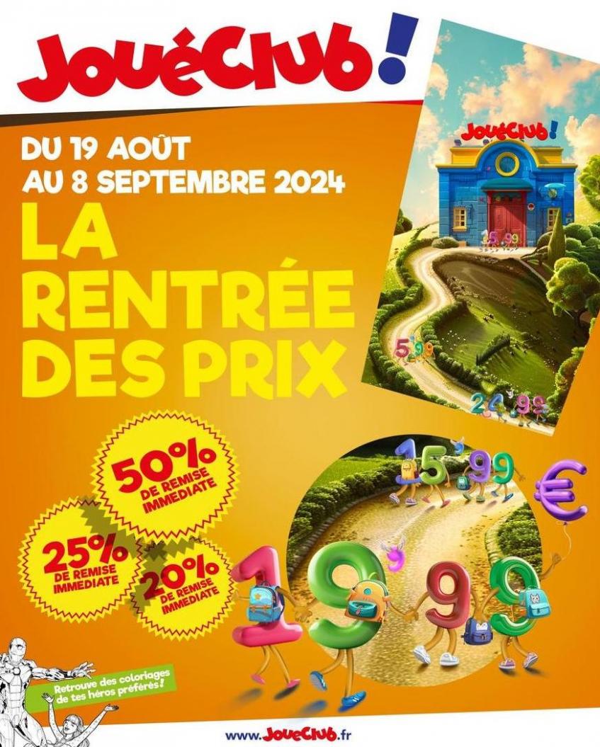 La Rentrée Des Prix. JouéClub (2024-09-08-2024-09-08)