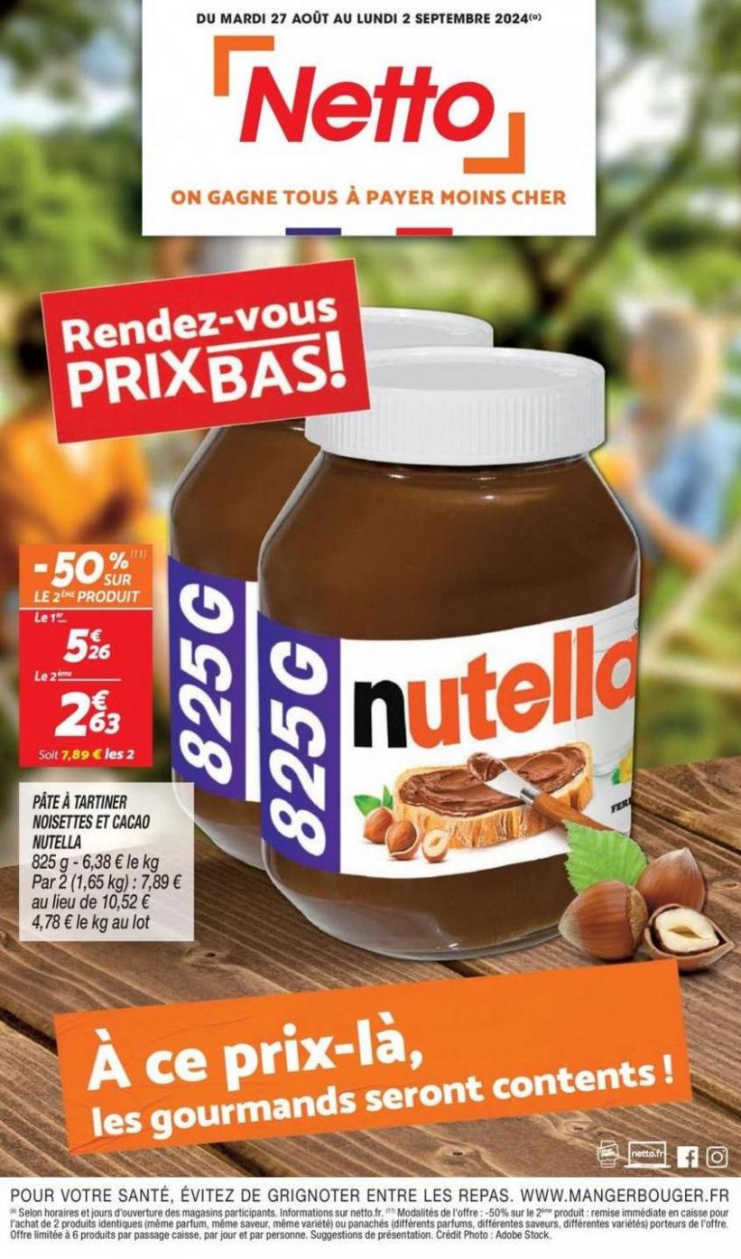 Rendez-Vous Prix-Bas !. Netto (2024-09-02-2024-09-02)