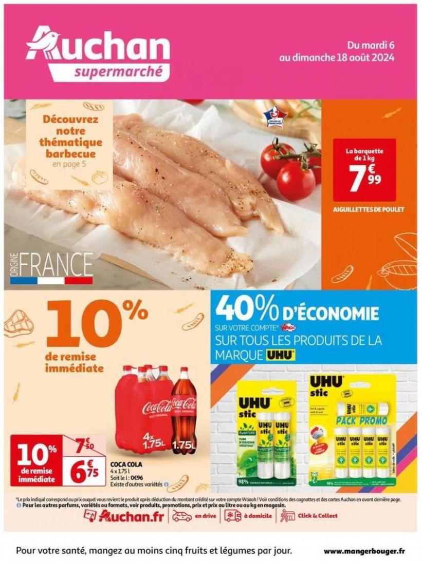 Cet Été Je Cuisine En Extérieur !. Auchan Supermarché (2024-08-18-2024-08-18)