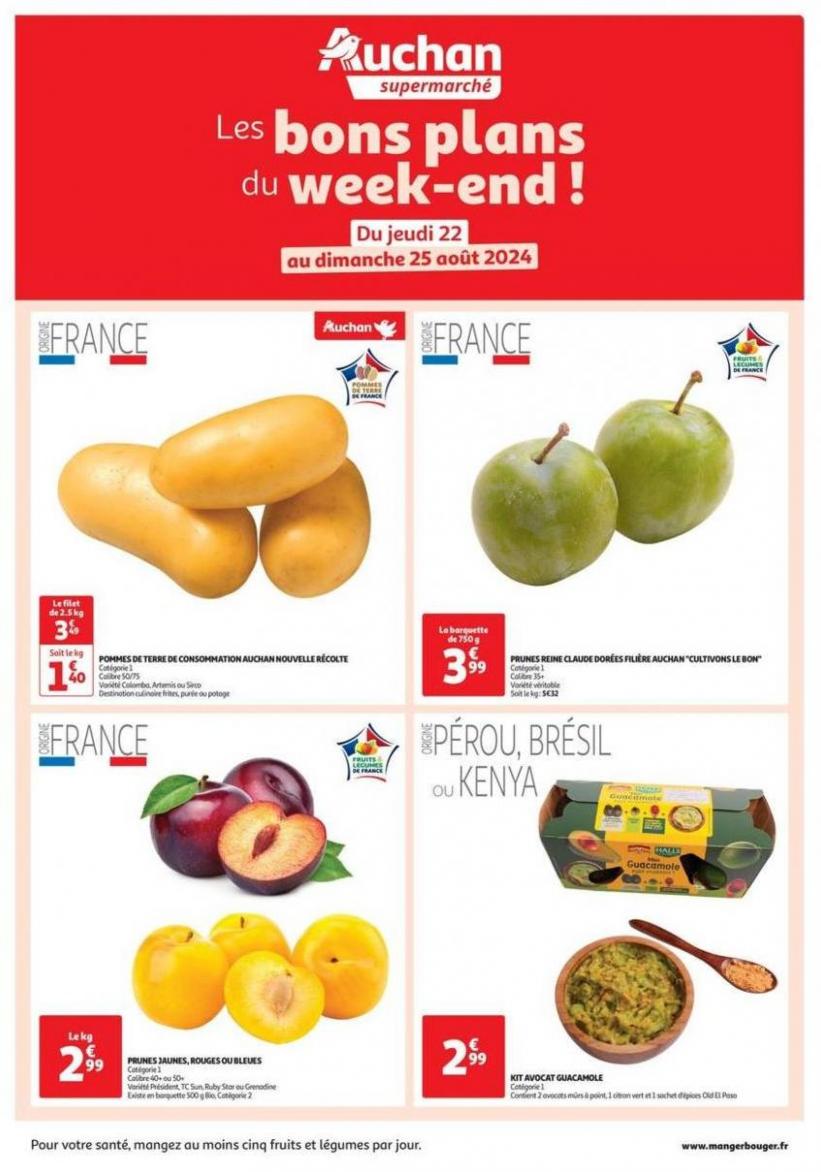 Les Bons Plans Du Week-End Dans Votre Super !. Auchan Supermarché (2024-08-25-2024-08-25)