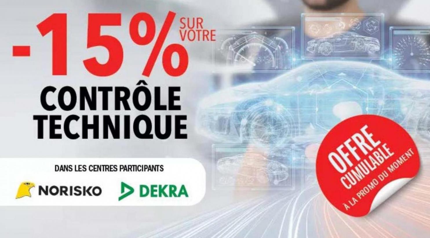 -15% Sur Votre Contrôle Technique. Carglass (2024-08-31-2024-08-31)