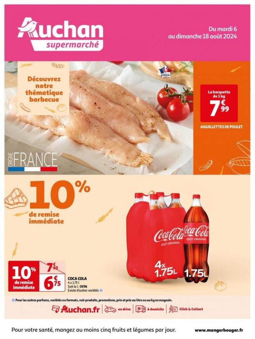 Cet Été Je Cuisine En Extérieur !. Auchan Supermarché (2024-08-18-2024-08-18)