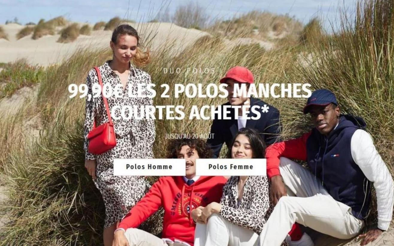 9,90€ Les 2 Polos Manches Courtes Achetés. Mise au Green (2024-08-20-2024-08-20)