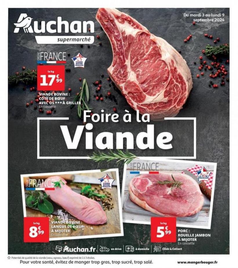 Foire A La Viande. Auchan Supermarché (2024-09-09-2024-09-09)