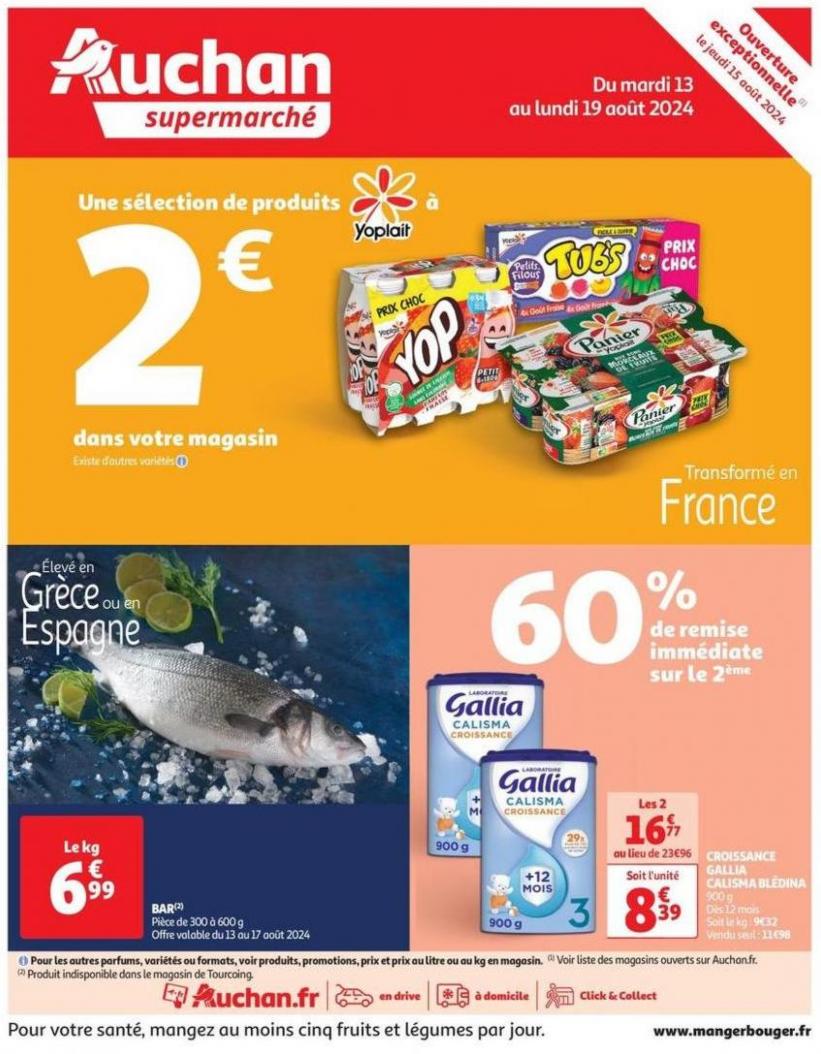 Faites Le Plein De Bonnes Affaires !. Auchan Supermarché (2024-08-19-2024-08-19)