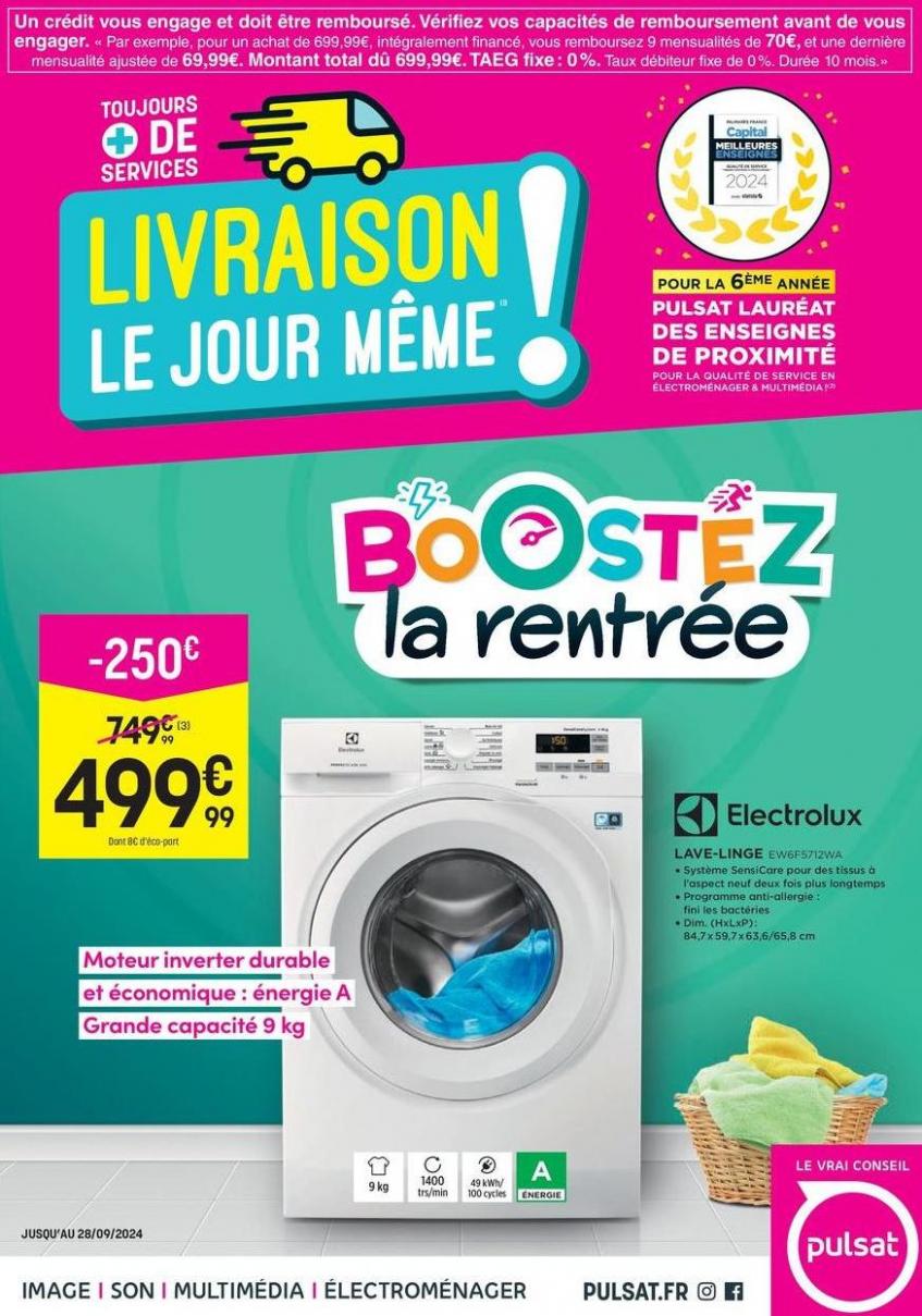 Boostez La Rentrée. Pulsat (2024-09-28-2024-09-28)