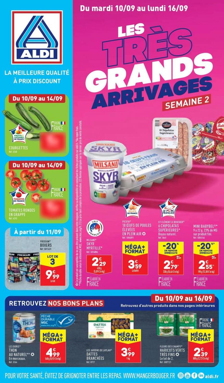 Les Trés Grands Arrrivages. Aldi (2024-09-16-2024-09-16)