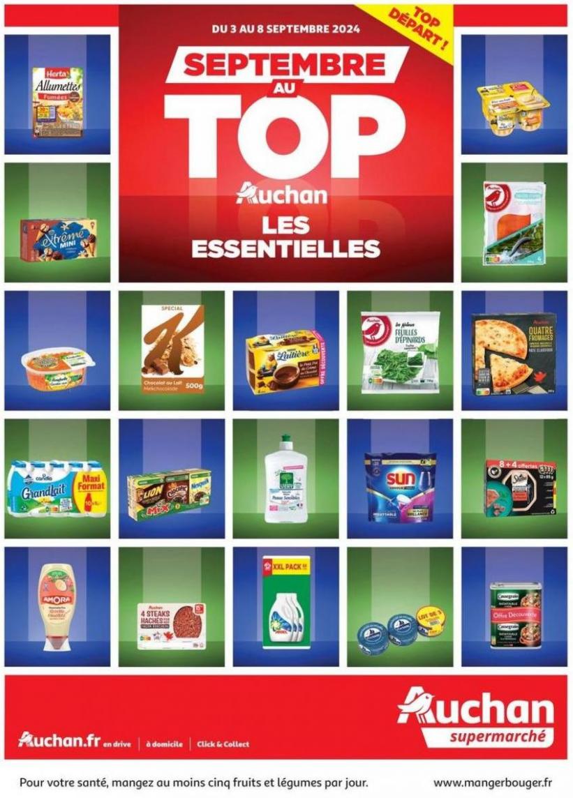 Septembre Au Top : 50 Offres Essentielles !. Auchan Supermarché (2024-09-08-2024-09-08)