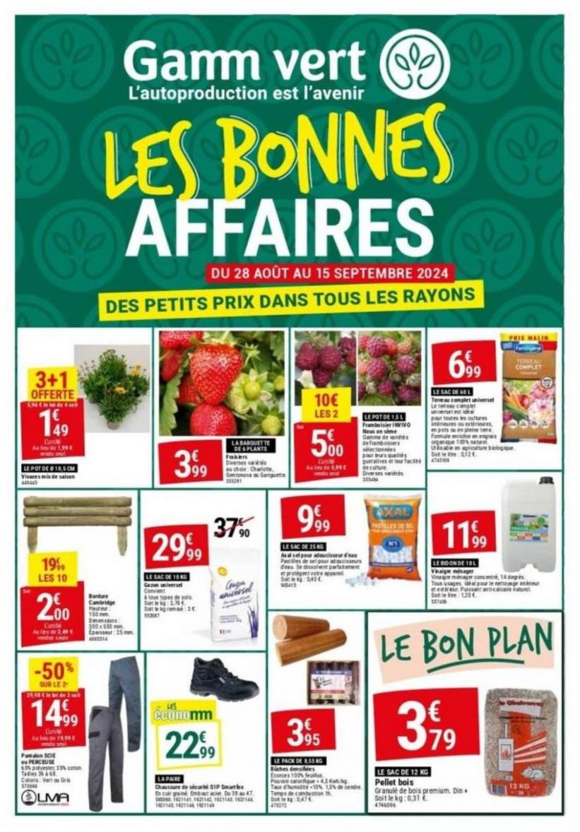 Les Bonnes Affaires. Gamm vert (2024-09-15-2024-09-15)