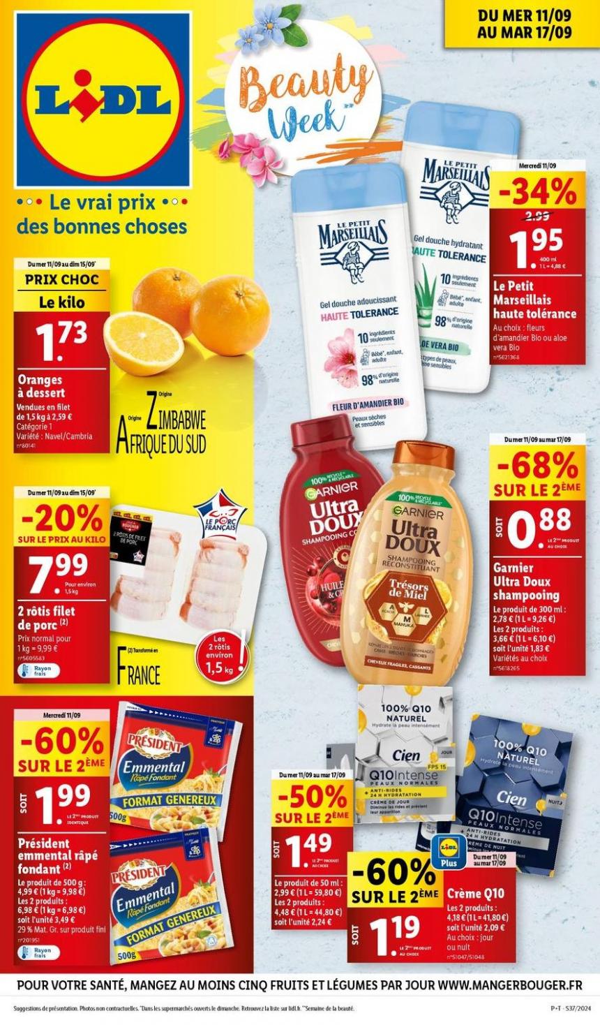 Profitez Des Petits Prix Lidl, Rendez-Vous Dans Nos Supermarchés.. Lidl (2024-09-17-2024-09-17)